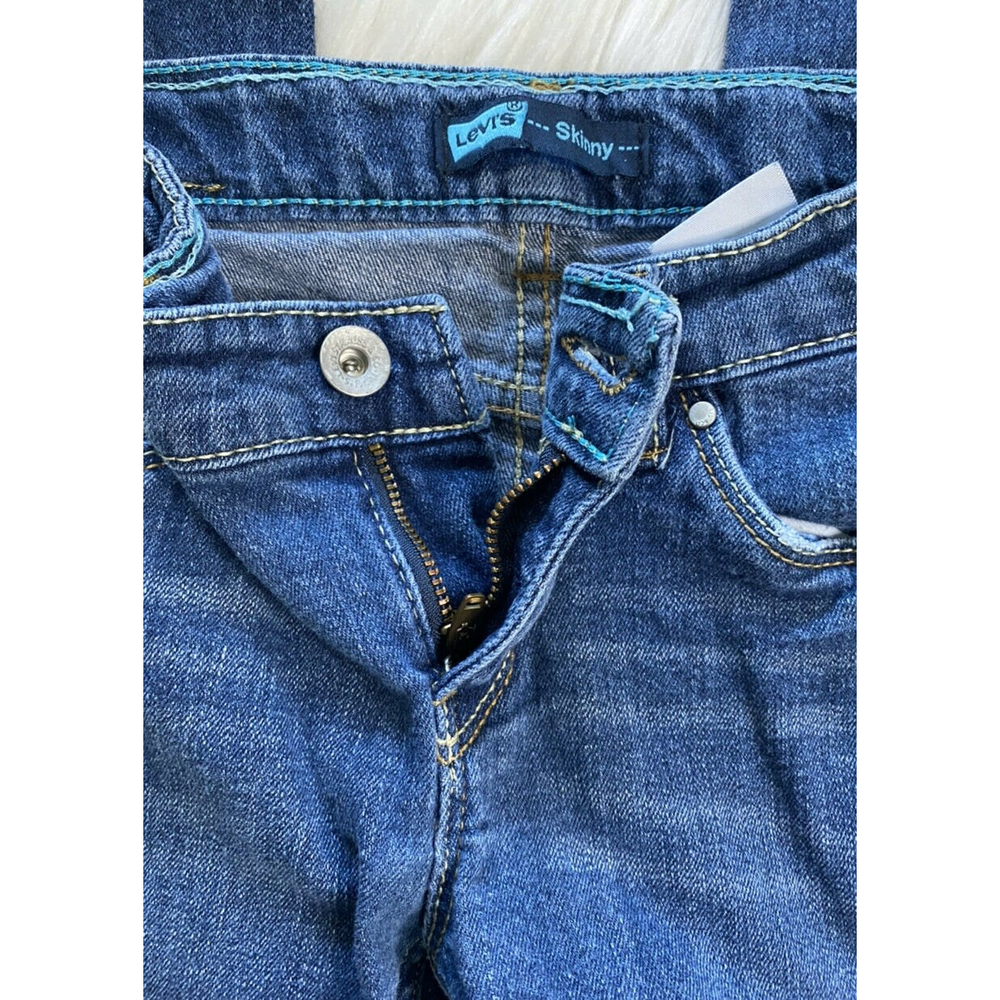 Levi's Little Girl Skinny Jeans Size 10 Regular - Picture 5 of 10